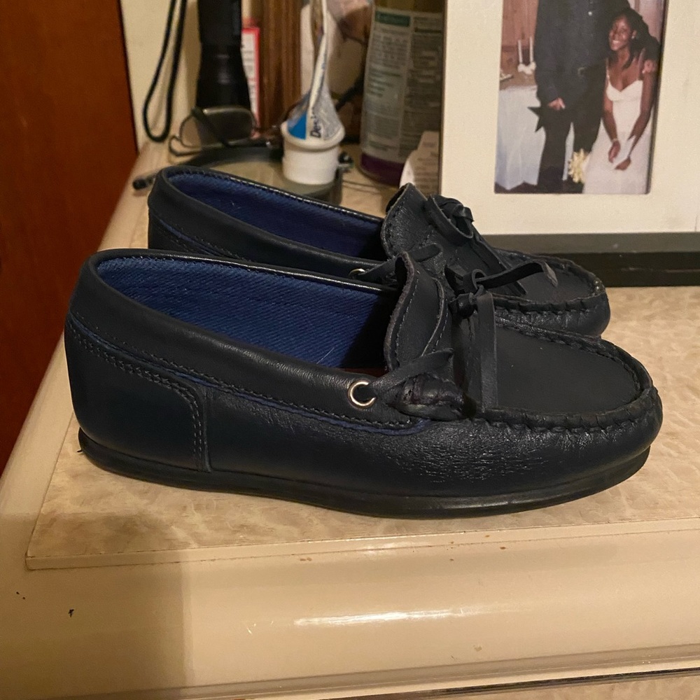 Toddlers size 9 loafers and Elmo slippers
